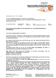 Infoschreiben GTB Primarstufe